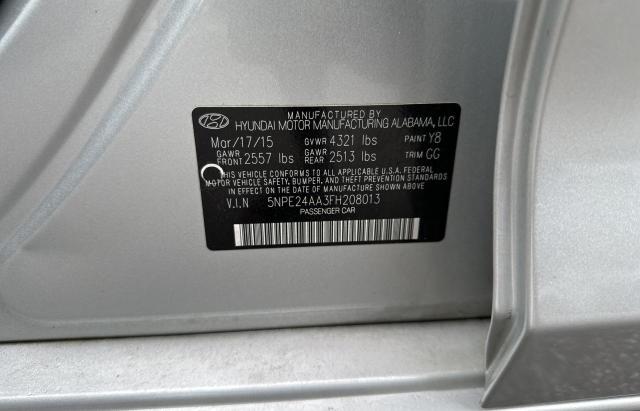 2015 HYUNDAI SONATA ECO - 5NPE24AA3FH208013