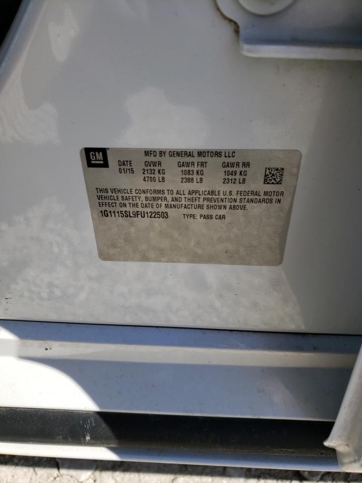 1G1115SL9FU122503 2015 Chevrolet Impala Lt