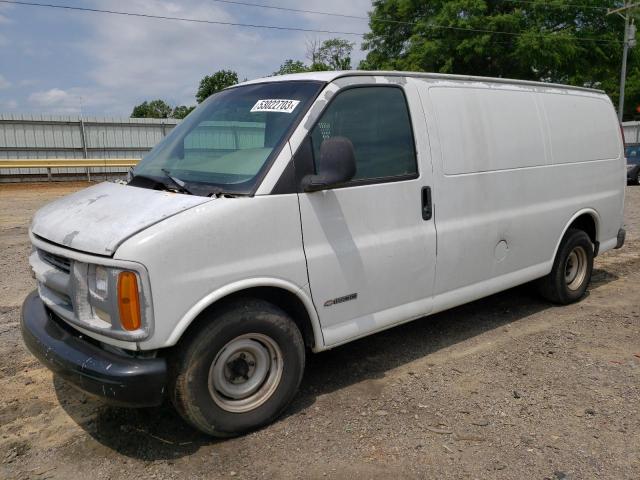Salvage cars for sale from Copart Chatham, VA: 2001 Chevrolet Express G1500