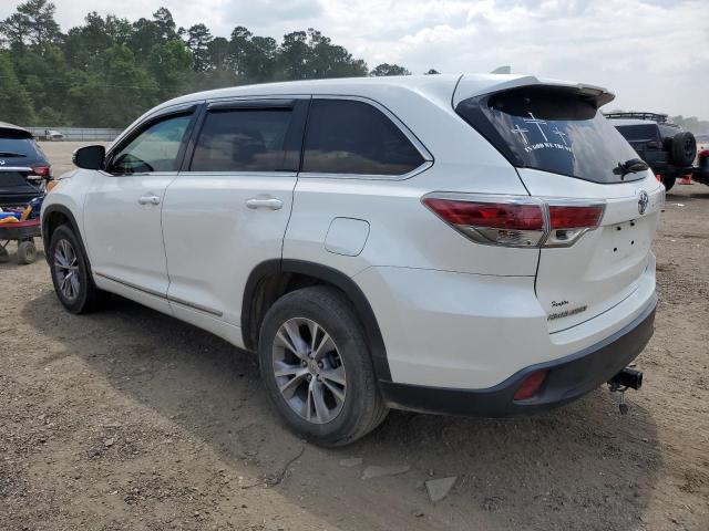 VIN 5TDZKRFH8ES006572 2014 Toyota Highlander, LE no.2