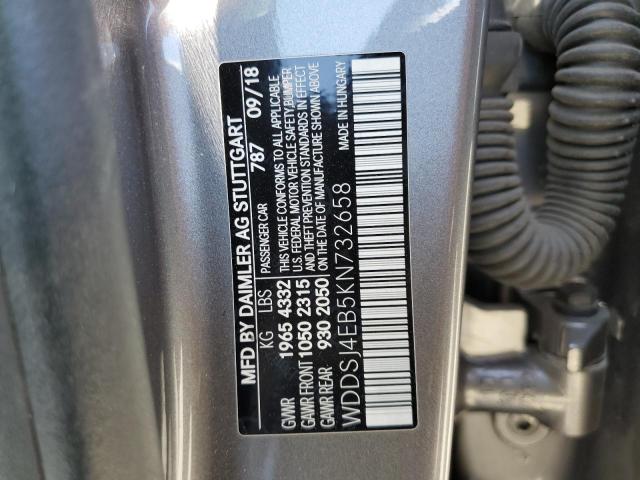 WDDSJ4EB5KN732658 Mercedes-Benz CLA 250