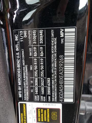 4JGDA5HBXEA329268 Mercedes-Benz Ml 350 4matic