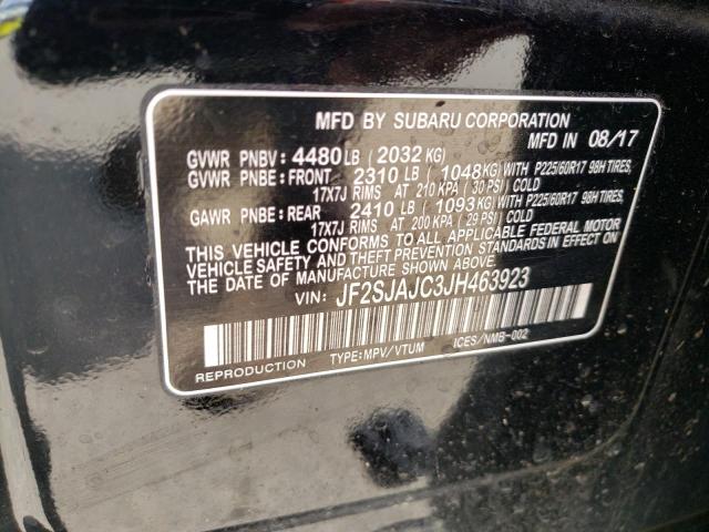 JF2SJAJC3JH463923 Subaru Forester 2.5i Limited