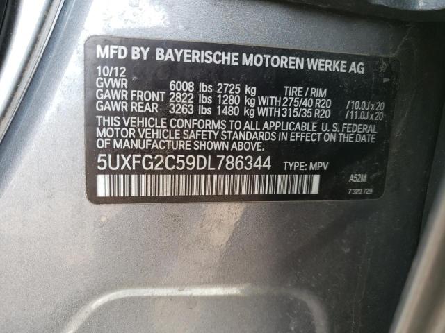 VIN 5UXFG2C59DL786344 2013 BMW X6, Xdrive35I no.13