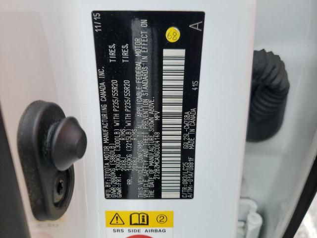 2016 LEXUS RX 2T2BZMCA9GC004148