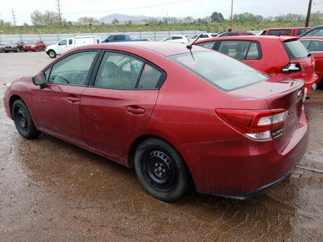 VIN: 4S3GKAA62J1621124 Auction: COPART Lot: 53256453 Location: CO - COLORADO SPRINGS 4S3GKAA62J1621124 SUBARU IMPREZA 2018 RED Photo 2