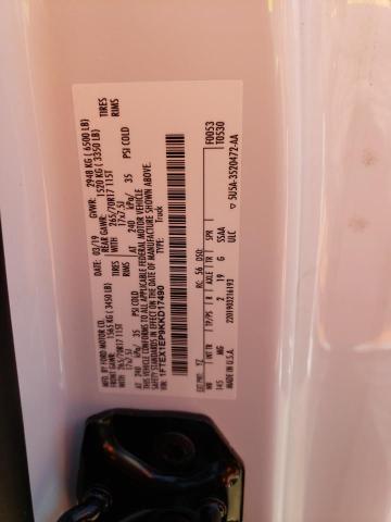 1FTEX1EP9KKD17490 Ford F150 Super Cab