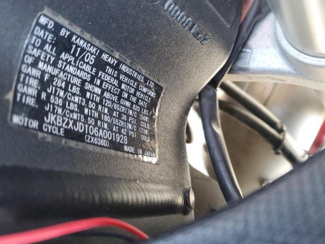 2006 KAWASAKI ZX636 C1 - JKBZXJD106A001928