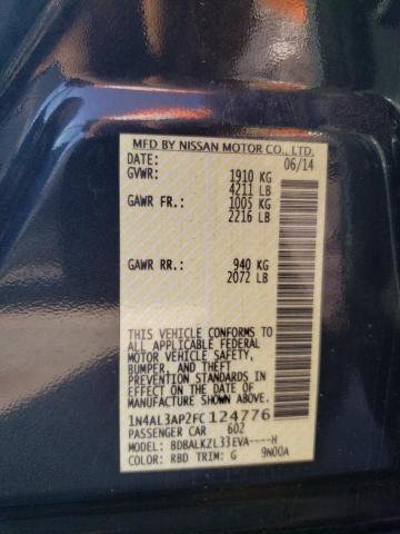 1N4AL3AP2FC124776 Nissan ALTIMA 2.5