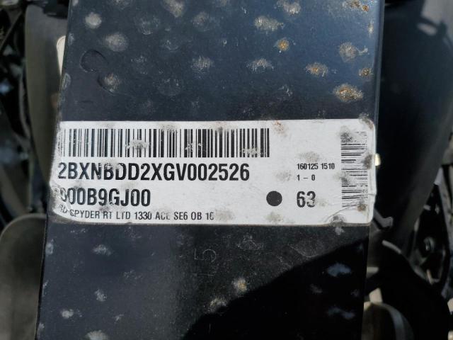 2016 CAN-AM SPYDER ROA - 2BXNBDD2XGV002526