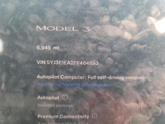 5YJ3E1EA2PF464893 Tesla Model 3  9