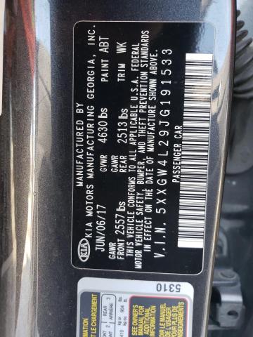 5XXGW4L29JG191533 KIA OPTIMA SX