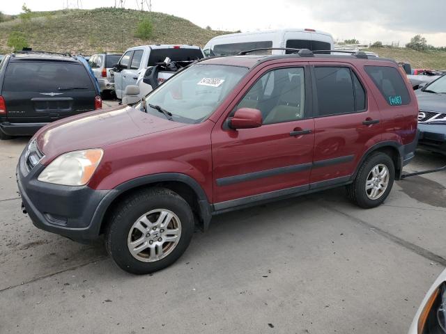 Honda salvage cars for sale: 2002 Honda CR-V EX