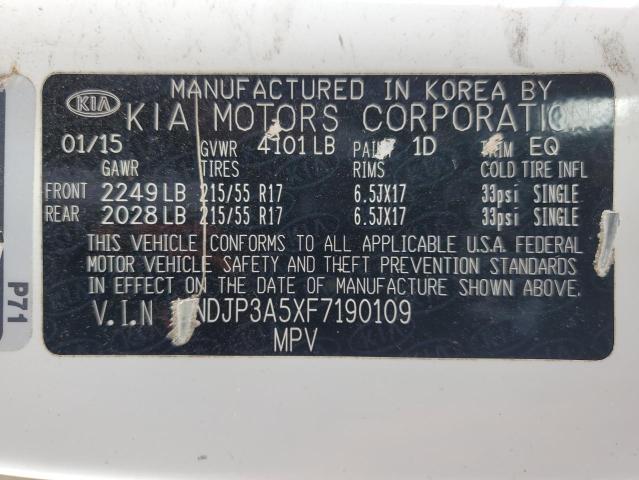 KNDJP3A5XF7190109 KIA SOUL +