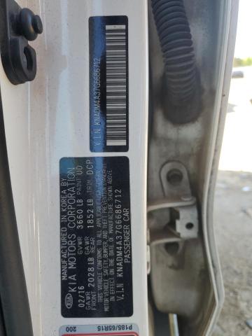 KNADM4A37G6686712 KIA RIO LX