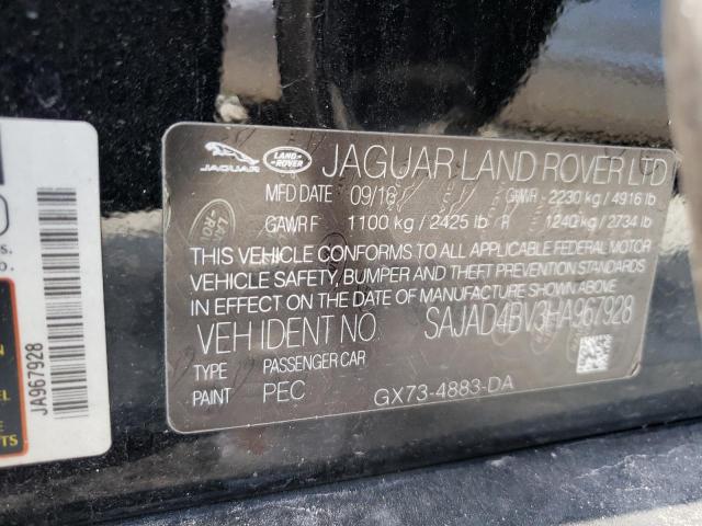 2017 JAGUAR XE PREMIUM - SAJAD4BV3HA967928