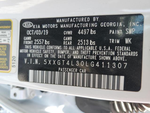 5XXGT4L30LG411307 KIA Optima Lx