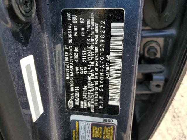 5XXGN4A70FG398272 KIA OPTIMA EX