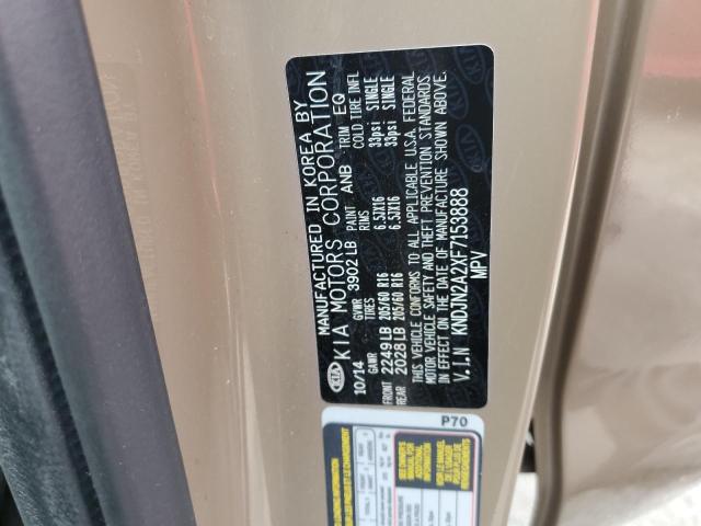 KNDJN2A2XF7153888 KIA Soul