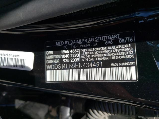 WDDSJ4EB5HN434491 Mercedes-Benz CLA 250