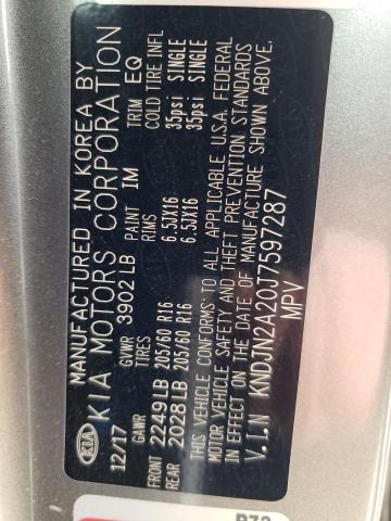 KNDJN2A20J7597287 KIA Soul