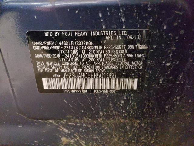 JF2SJAHC5EH501065 Subaru Forester 2.5i Limited