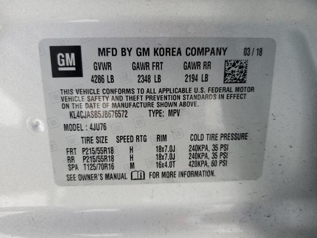 KL4CJASB5JB676572 Buick Encore Preferred