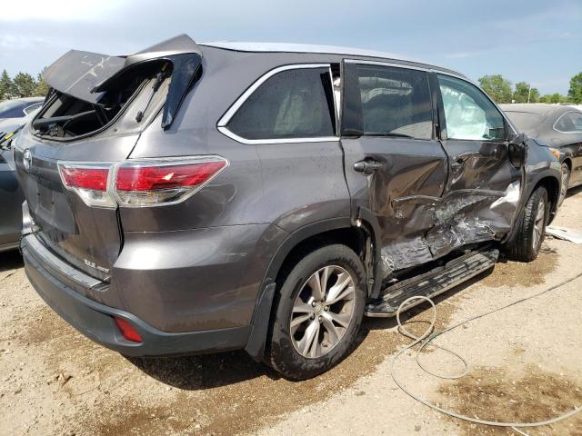 VIN 5TDJKRFH2ES035420 2014 Toyota Highlander, Xle no.3