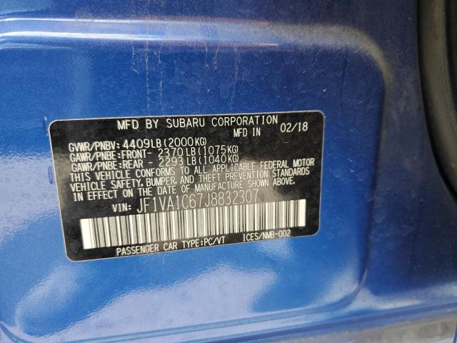 JF1VA1C67J8832307 Subaru Wrx Premium