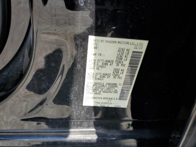 5N1AA0ND5EN604615 Nissan ARMADA SV