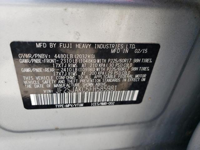 JF2SJAKC5FH585981 Subaru Forester 2.5i Limited