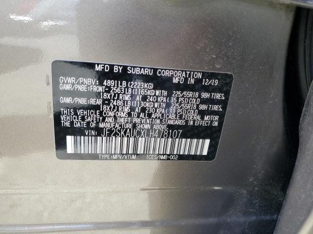 JF2SKAUCXLH478107 Subaru Forester Limited