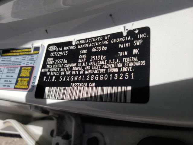 5XXGW4L28GG013251 KIA OPTIMA SX