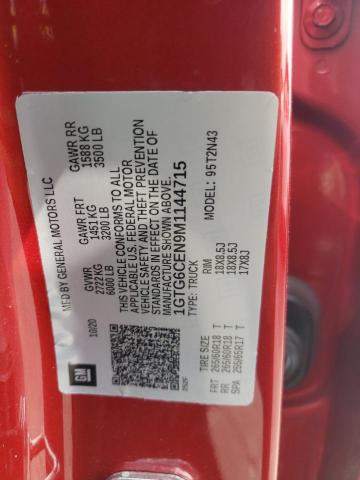 1GTG6CEN9M1144715 GMC Canyon Elevation