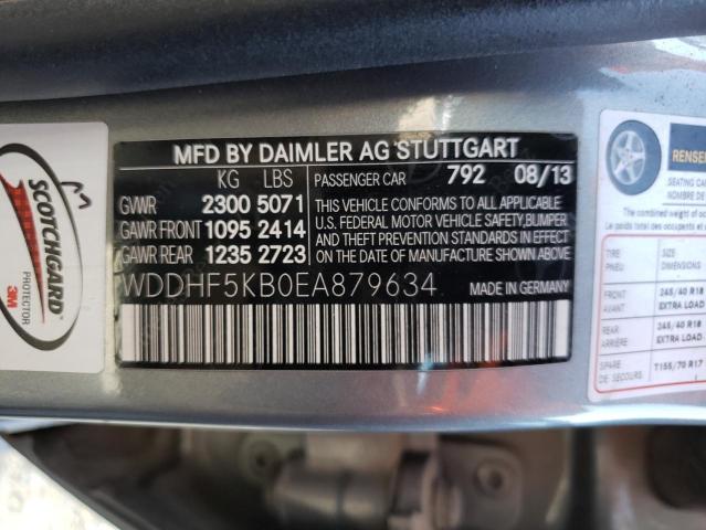 WDDHF5KB0EA879634 Mercedes-Benz E 350