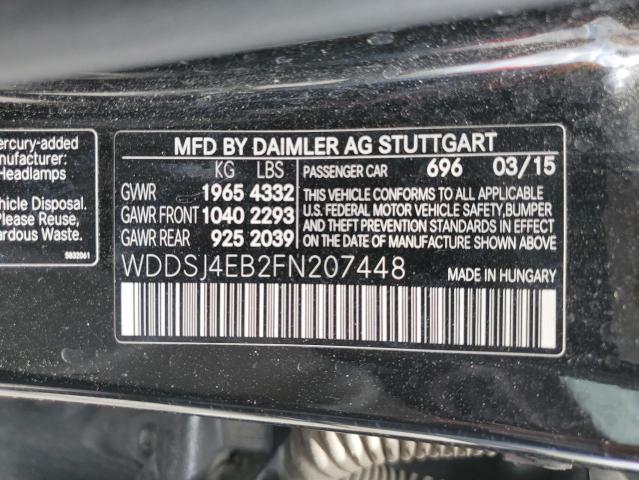 VIN WDDSJ4EB2FN207448 2015 Mercedes-Benz CLA-Class,... no.12