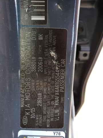 KNAFX4A61G5544727 KIA FORTE LX
