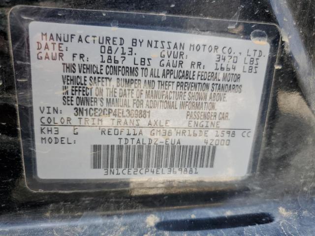3N1CE2CP4EL369881 Nissan Versa Note S