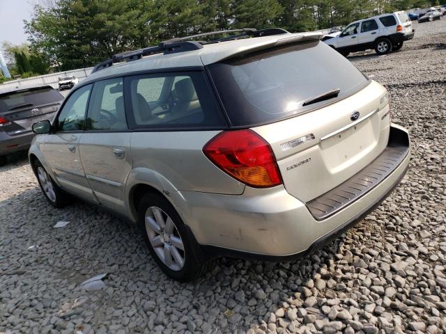 VIN: 4S4BP62C777323036 Auction: COPART Lot: 53643503 Location: NJ - TRENTON 4S4BP62C777323036 SUBARU OUTBACK 2007 BEIGE Photo 2