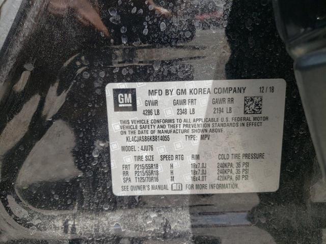 KL4CJASB6KB814055 Buick Encore Preferred