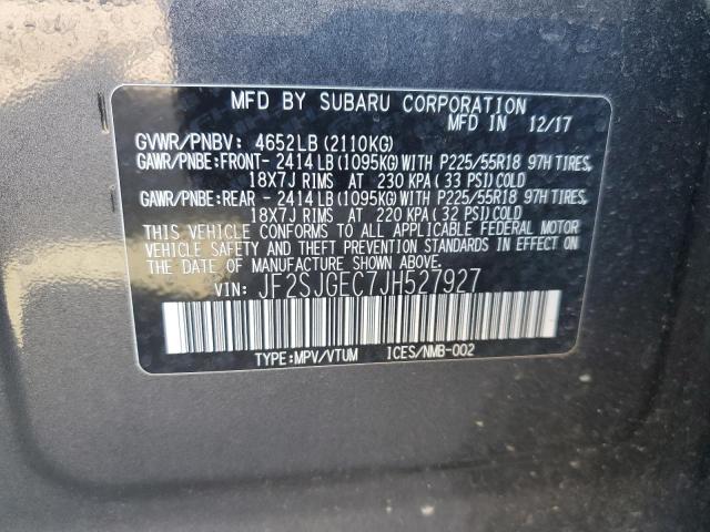 JF2SJGEC7JH527927 Subaru Forester 2.0xt Premium