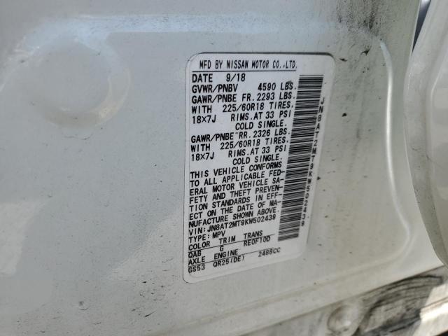 JN8AT2MT9KW502439 Nissan ROGUE S