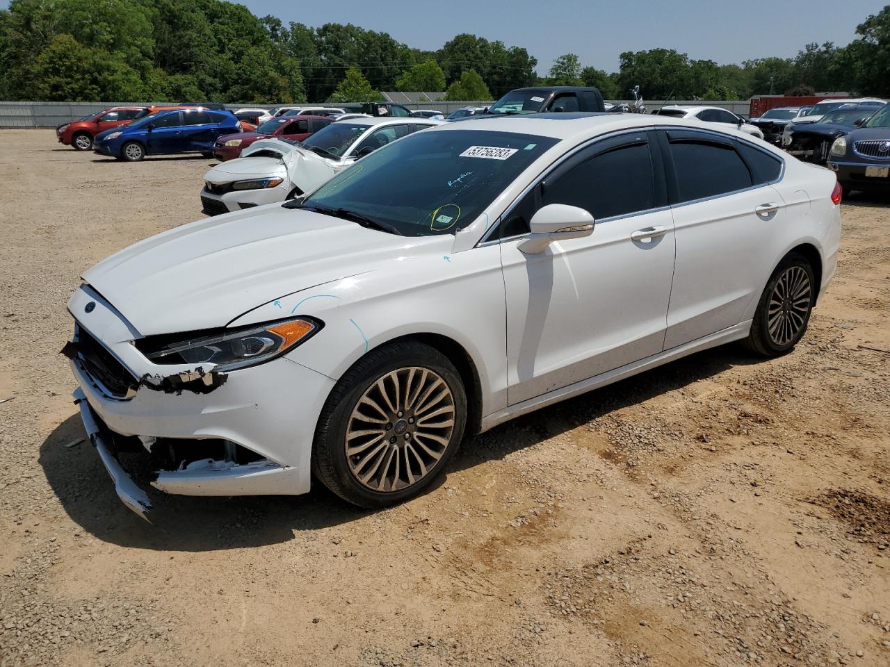 3FA6P0D90JR****** Salvage and Wrecked 2018 Ford Fusion in AL - Theodore