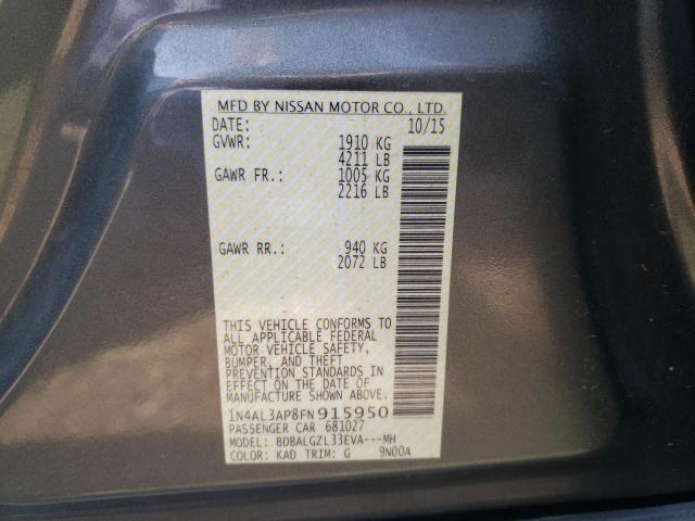 2015 NISSAN ALTIMA 2.5 - 1N4AL3AP8FN915950