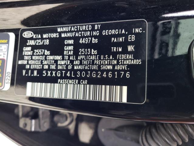 5XXGT4L30JG246176 KIA Optima Lx