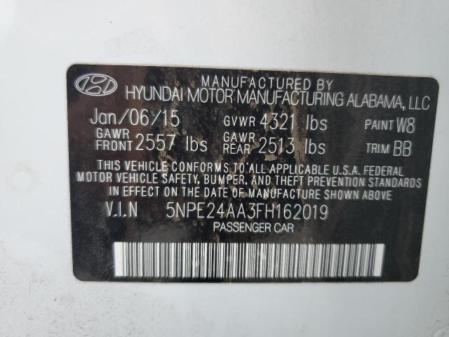2015 HYUNDAI SONATA ECO - 5NPE24AA3FH162019