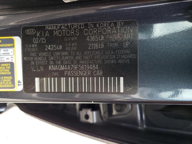 KNAGM4A79F5619484 KIA Optima Lx