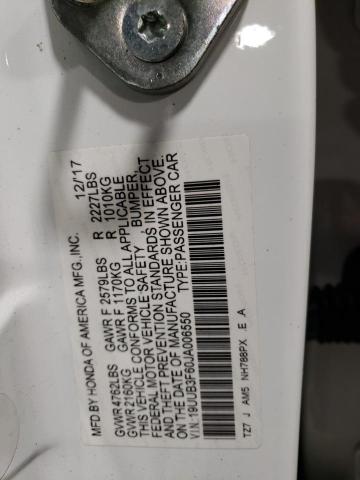 2018 ACURA TLX TECH+A - 19UUB3F60JA006550