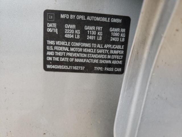2018 BUICK REGAL TOUR W04GV8SX5J1162737