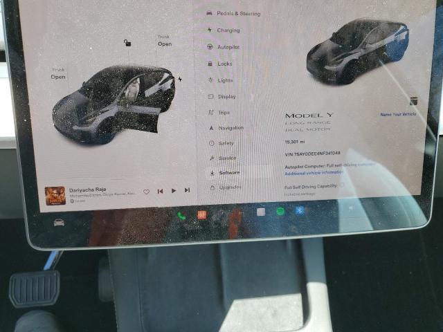 7SAYGDEE4NF341049 Tesla Model Y